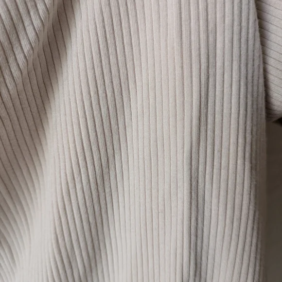 Anne Taylor Women's Cream Ribbed Button-Down Top - Size XXL - Picture 4 of 5